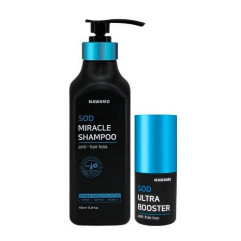 

NAWAMO SOD Ultra Booster 100ml +Miracle shampoo 450ml Korea Beauty