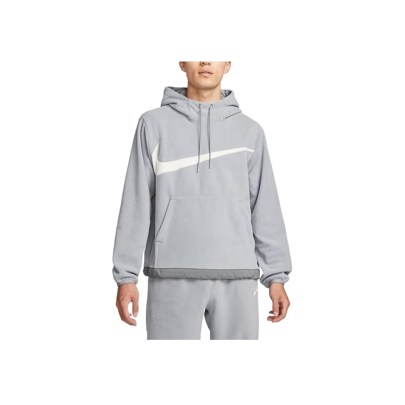 

Мужская толстовка с капюшоном и принтом логотипа Nike, серая DQ4897-073 M