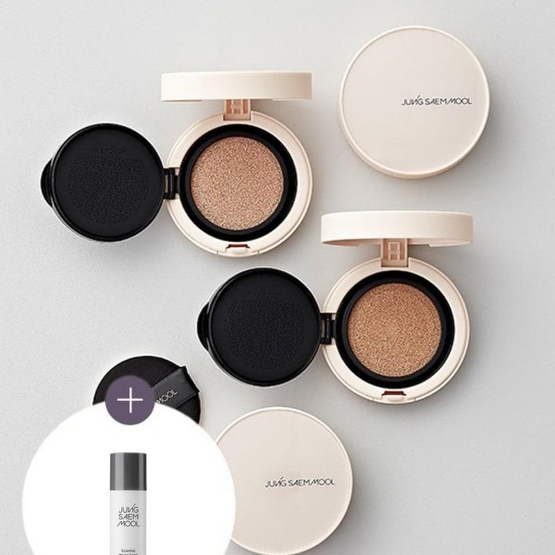 

[Jeong Saem Mool] Skin Nude Cover Layer Cushion (with refill) 4 types (choose 1) Fairlight