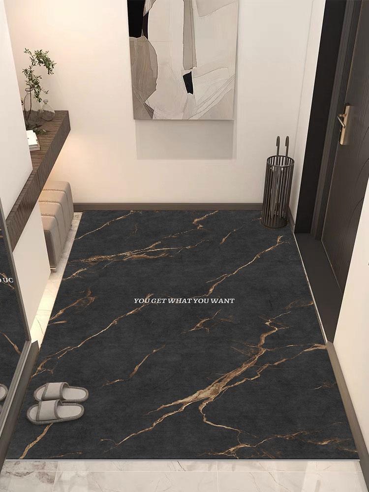 Luxury Minimalist Entryway Floor Mat For Winter Warmth And Slip-Resistant Floor At Bathroom Entrance For Home Decoration 40x60cm 16x24inch