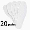 20 Paia Solette Monouso Antibatteriche e Deodoranti per Donna Assorbenti il Sudore e Traspiranti Solette Estive Senza Calzino