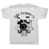 Drummer TShirt DRUM Drumsticks Drumming Musician Shirt Gift TShirt New Arrival Men Top TShirts Outdoor T Shirt Cotton