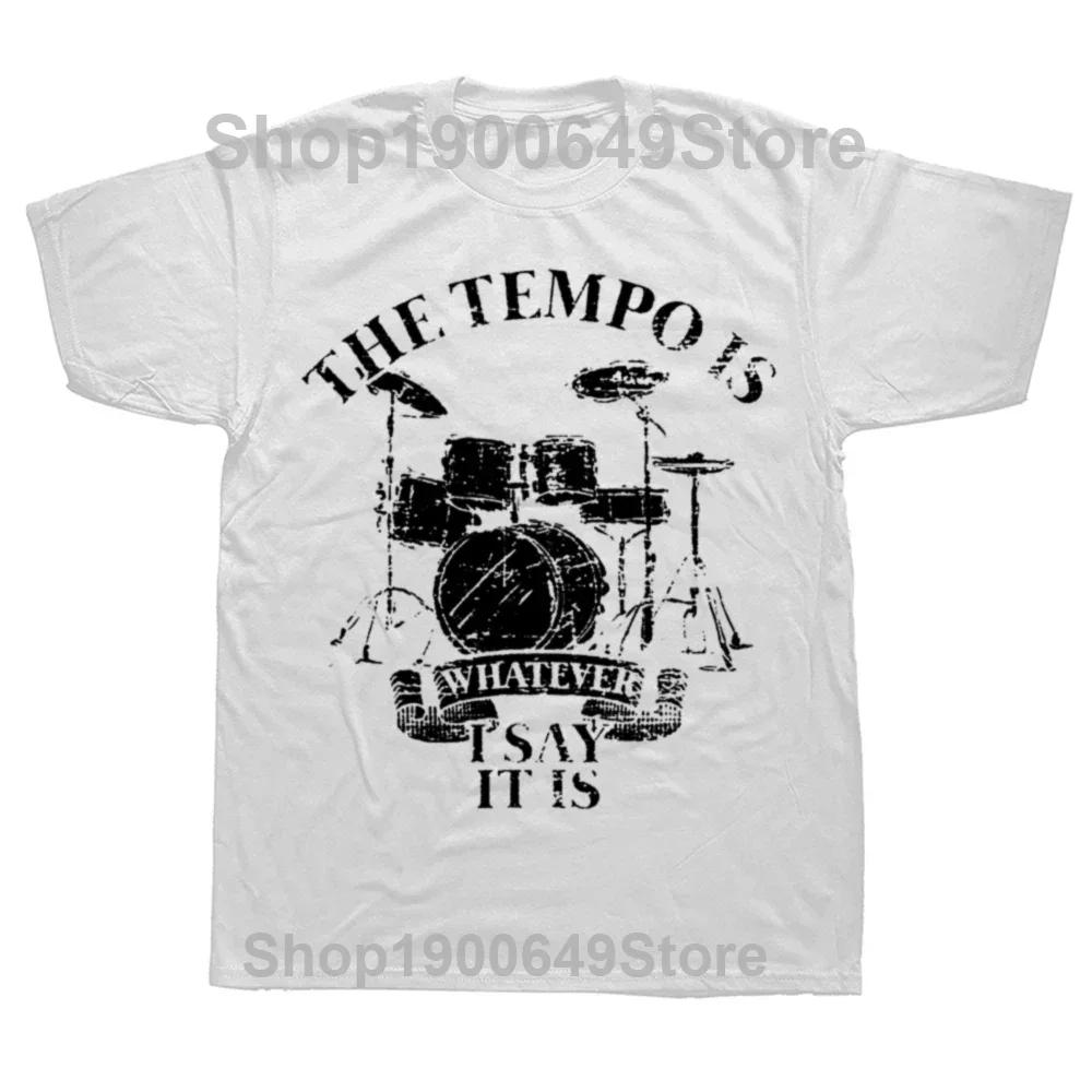 Drummer TShirt DRUM Drumsticks Drumming Musician Shirt Gift TShirt New Arrival Men Top TShirts Outdoor T Shirt Cotton