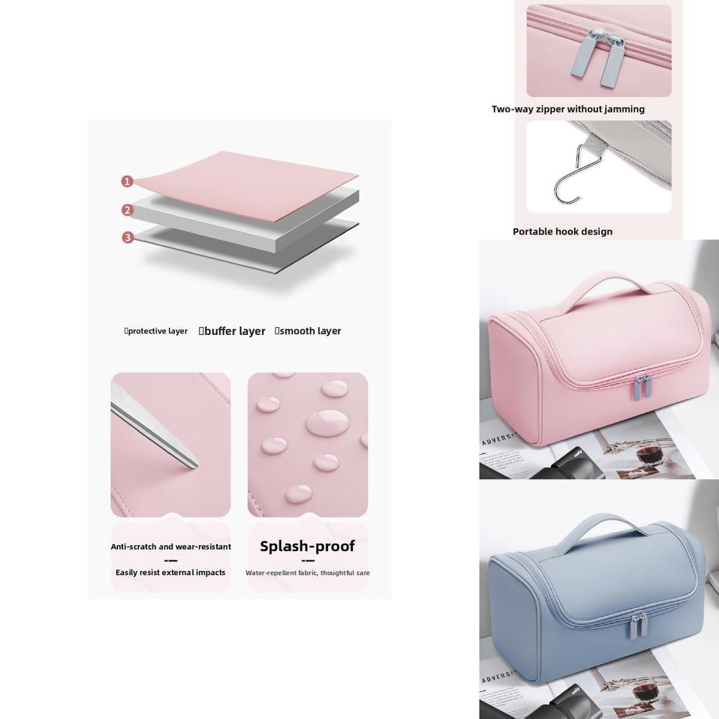 Modern Travel Styling Tool Case Pu Travel Organizer For Hair Dryer And Curling Iron