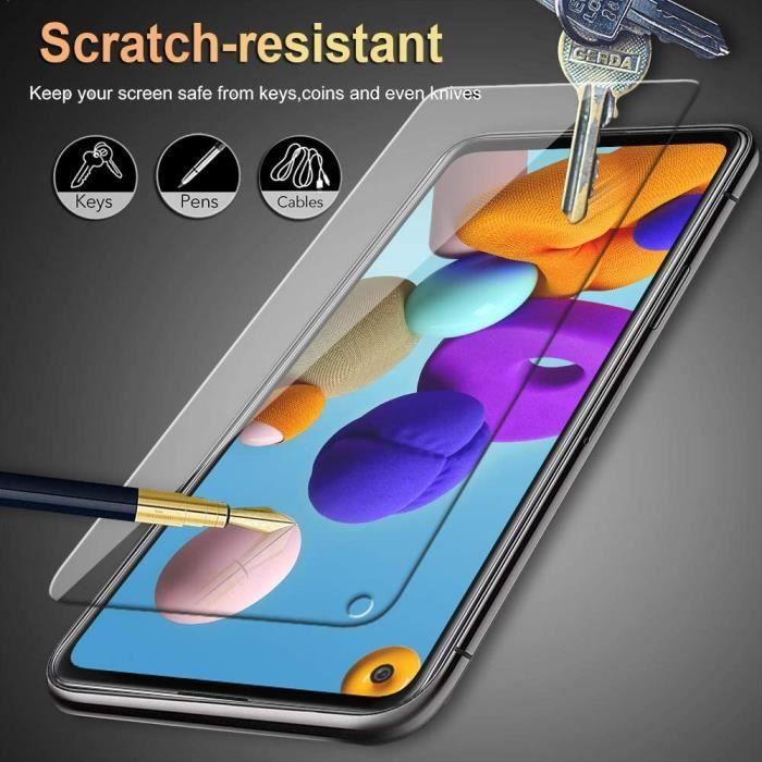 Verre Trempé - LittleMonkey - Samsung Galaxy A21S - Ultra Mince - Dureté 9H - Anti-Rayures