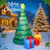 7.87FT Outdoor Inflatable Toy Christmas Tree Gift Boxes With LED Lights Xmas Party Lawn Decorations Yard Supplies Holiday Gifts