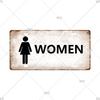 Smile WIFI Toile Caution License Plate Store Wall Decor Restrooms Tin Sign Vintage Road Guide Metal Sign Painting Plaques Poster