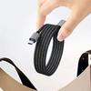 Magnetic Suction Anti Winding 65W USB C To C Fast Charger Cable Nylon Braided USB A To C 1M USB Data Charging Cable Wire