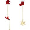 Snowflake Christmas Earrings Korean Style Earrings Female Ear studs Asymmetrical Dangle Earrings
