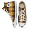 Converse Chuck Taylor All Star Kostkované Pohodlné Vysoké Espadrilky Unisex Černo-žlutá Kostka