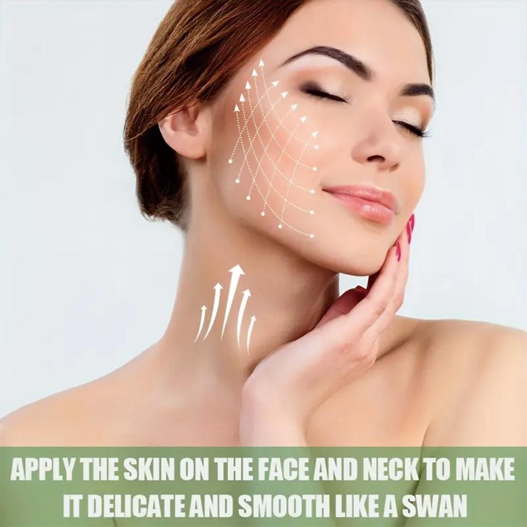 Hluboce hydratační, hydratační, uzamykací, rozjasňující, transparentní krém na krk Kyselý výživný hydratační krém