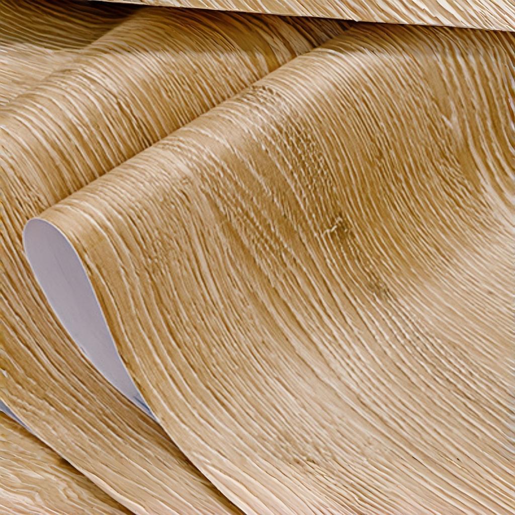 1Roll Peel and Stick Floor sticker Natural Wood Grain Appearance Self Adhesive Scratch Prevention Suitable for Kit