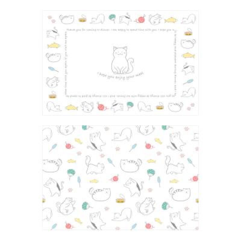 Happy Days Placemat - House cat Frame