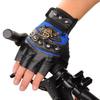 Punk Motorcycle Gloves Half Finger Wear-resistant Flexible Dexterous Gloves