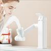 Multifunction Bathroom Faucet Square Sink Faucet Hot Cold Water Mixer Crane Deck Mounted 1080° Universal Water Taps