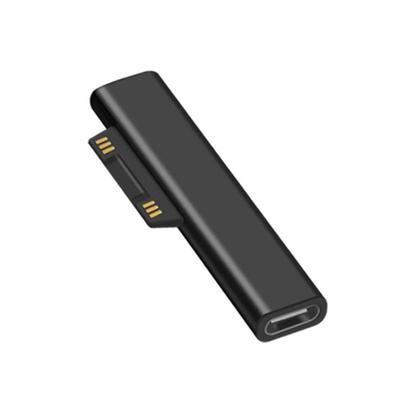 Surface-auf-USB-C-Ladeanschluss, für Microsoft Surface Pro 7/6/5/4/3 Go 1/2 Surface Laptop 4/3/2/1, muss mit 45 W 15 V/3 A Ladegerät funktionieren