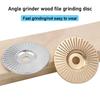 4 Inch Wood Carving Disc for Angle Grinder with 5/8-inch Arbor Wood Shaping Disc Angle Grinding