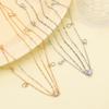 New Fashion Boho Crystal Head Chain Wedding Hair Accessories Elegant Headpiece Bling Bridal Forehead Chain Indian Hair Jewelry