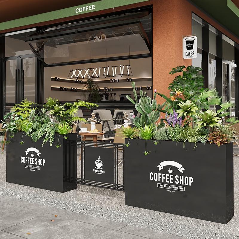 Outdoor Commercial Fence Planter Box