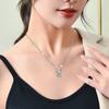 Stylish Lucky Rabbit Pendant Necklace For Women In Elegant 18k Gold And Silver