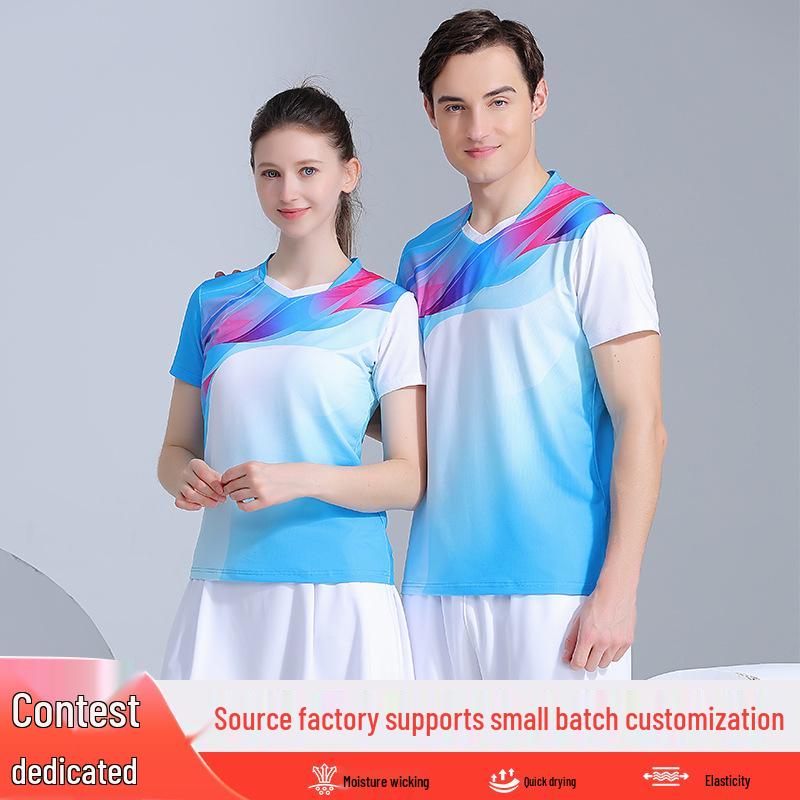 На заказ быстросохнущая тренировочная майка для настольного тенниса, тенниса и бадминтона доступна Women s M