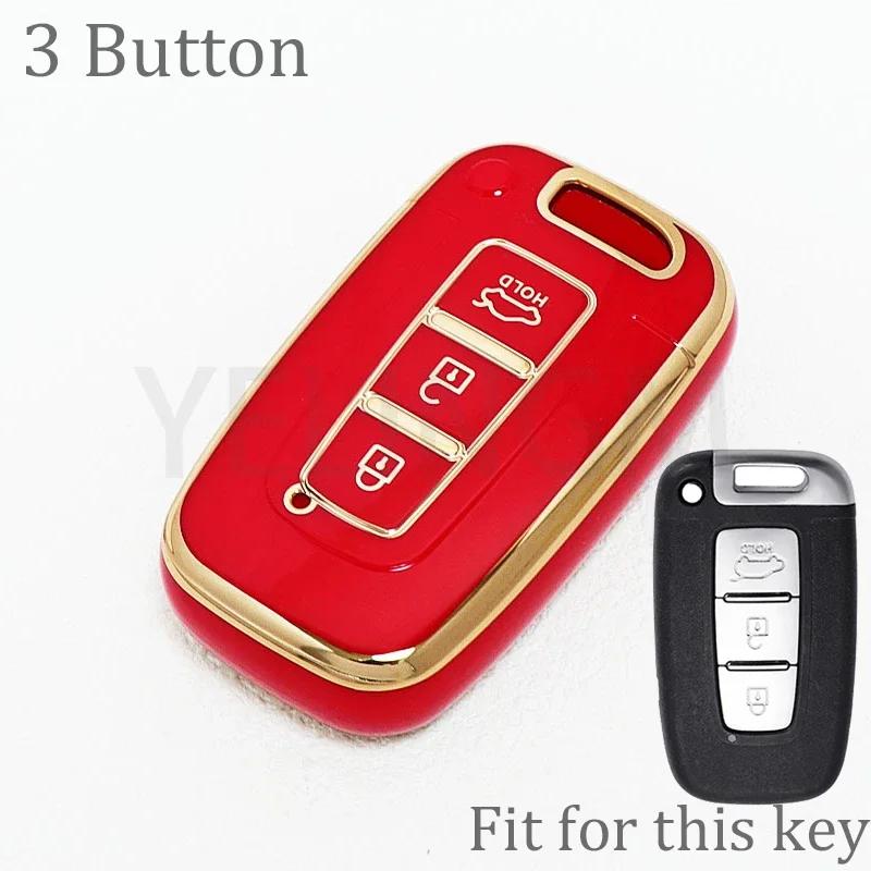 Tpu Key Case Cover 3 4 Buttons Fob For Hyundai Ix35 Elantra Sonata 8 9 For Kia Sportage K5 K2 Sorento Optima Forte 2011-