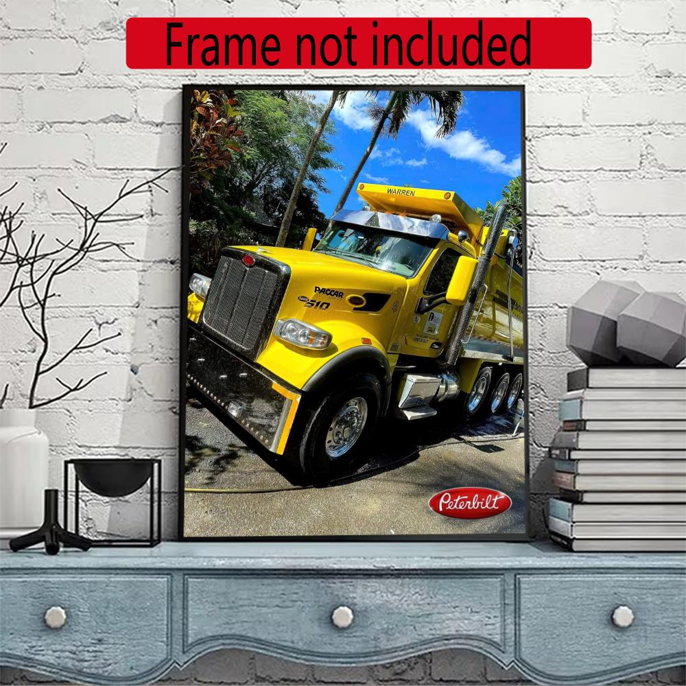 Kenworth 5D Round Diamond Painting Kit Diamond Embroidery Painting Rhinestones Mosaic Frameless Handwork Decoration Arts
