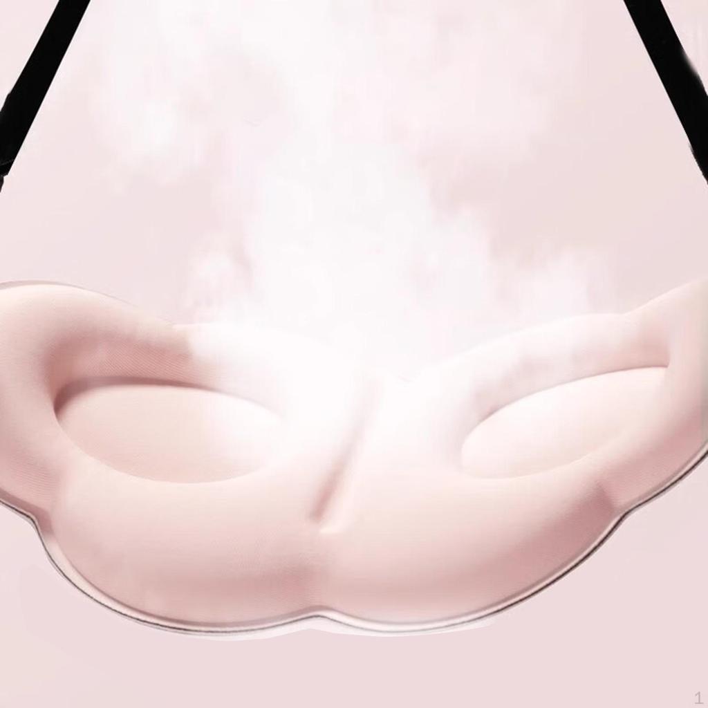 Sleep Mask Eye Cover Eyes Cups Eyeshade Light Blocking Night Blindfold Ice Silk for