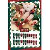 24Pcs/set Christmas Snowflake Christmas False Nails Christmas Fake Nail Extension  Manicurist