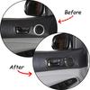 ABS Inner Car Look Interior Door Handle Panel Cover Trim for Toyota Tacoma 2011 2012 2013 2014 2015 (Carbon Fiber)