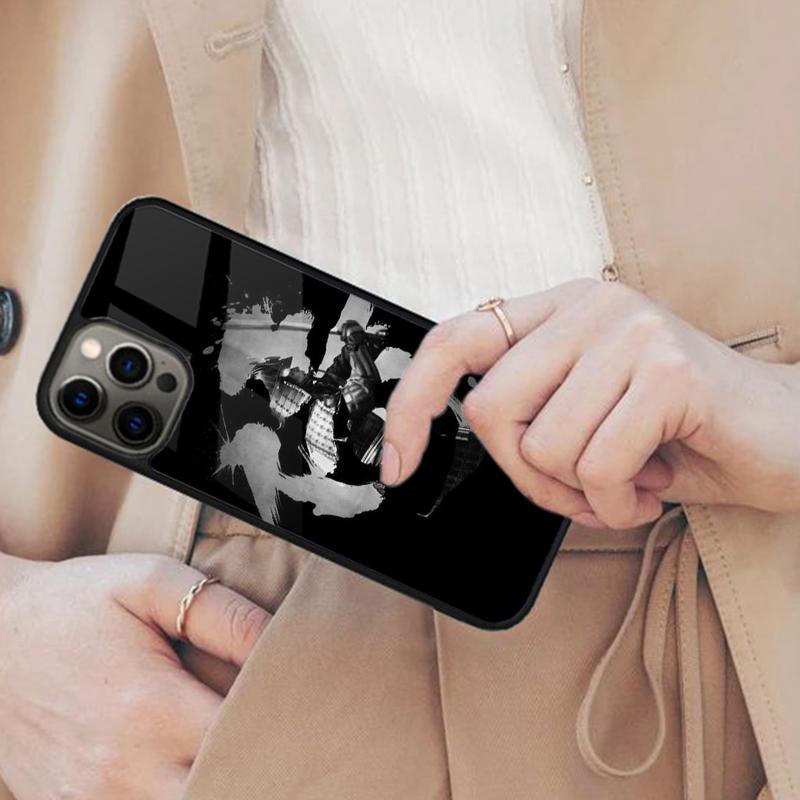 Characters Japan Flag Japanese Warrior Ninja Magnetic Phone Case For iPhone 17 Air 16 14 13 12 Pro Max 15 Plus MagSafe Cover