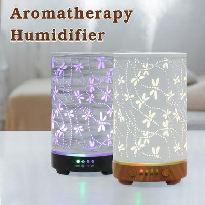 Diffuseur d'Huiles Essentielles 100ML Diffuseur d'Arômes Humidificateurs à Brume Froide Diffuseur de Senteur Libellule avec Protection Arrêt Automatique