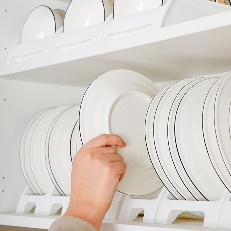 Convenient Kitchen Dish Drainer Modern White Dish Drainer Portable Stand Rack for a Clean and Organized Kitchen