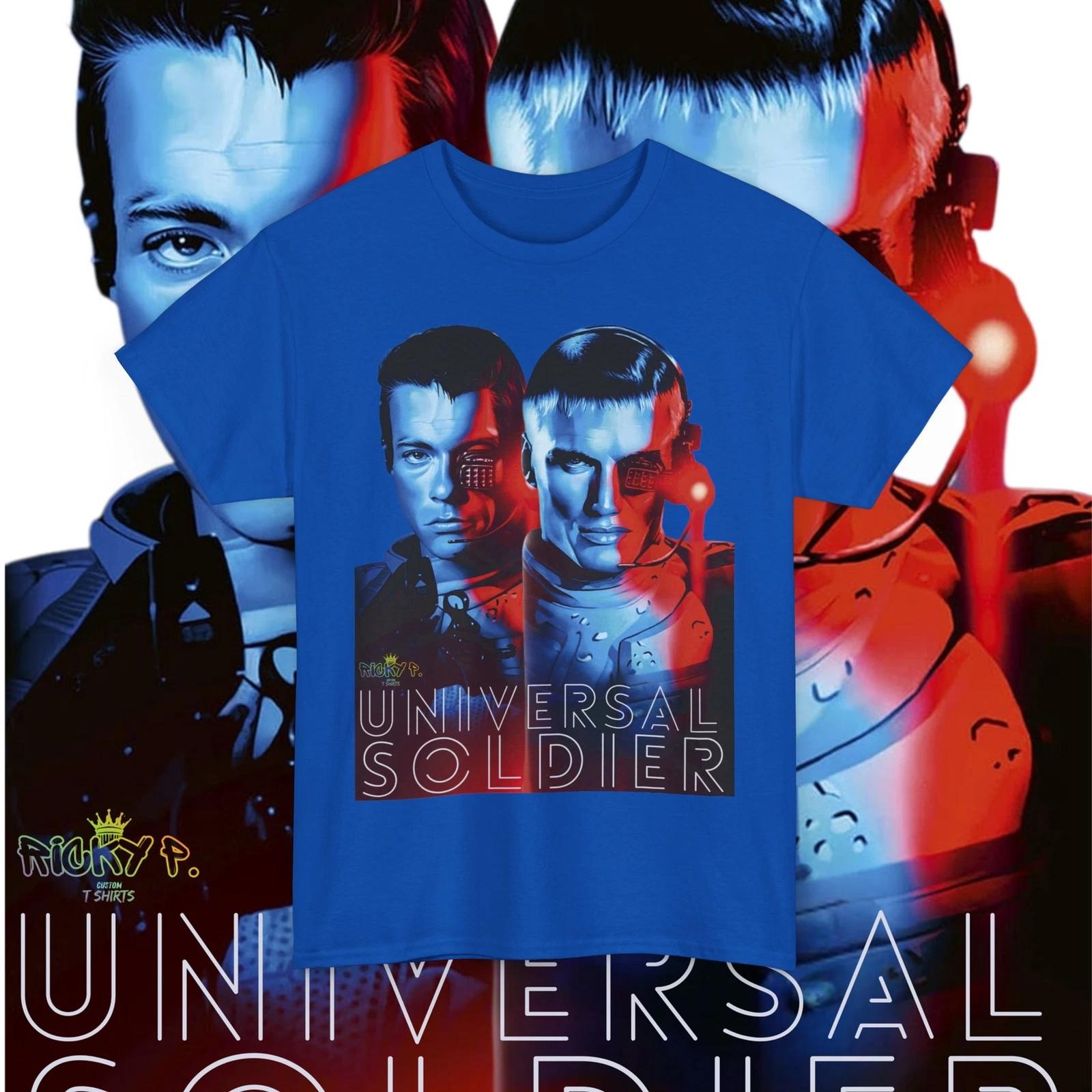 Universal Soldier Jean Claude Van Damme Dolph Lungdren Unisex Heavy Cotton Tee XL