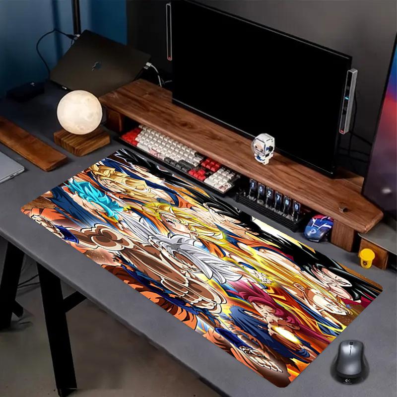 DRAGON BALL Print Mouse Pad, Anti‑Slip Desktop Keyboard Mat, for PC Laptop Gaming Working Daily Use, Cool Festival Surprise Gift