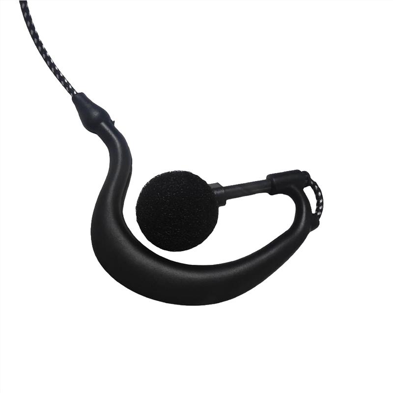 High Quality Ear Hook Earbud Interphone For Baofeng Uv5R 2Pin Earpiece Headset Mic For Radio Security Walkie Talkie