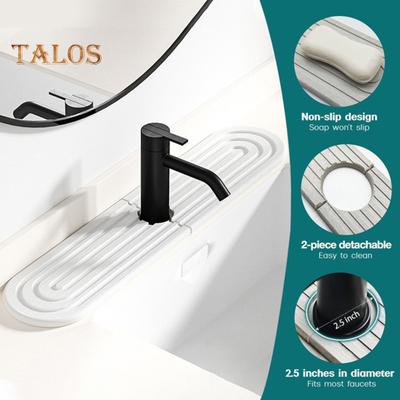 Tappetino per Rubinetto Paraspruzzi per Lavello Tappetino ad Asciugatura Rapida per Rubinetto da Cucina Tappetino Scolapiatti Vassoio in Pietra Assorbente per Bancone Bagno