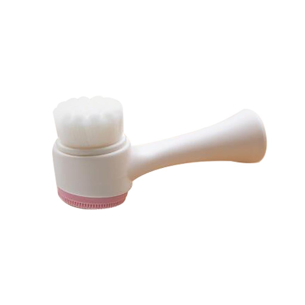 3D Facial Cleansing Brush Soft Bristled Silicone Manual Facial Cleansing Brush