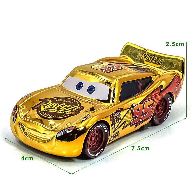 Pixar Cars 2 3 Lightning McQueen Diving Mater McQueen Series Diecast Metal Model Car Toys Children's Gift