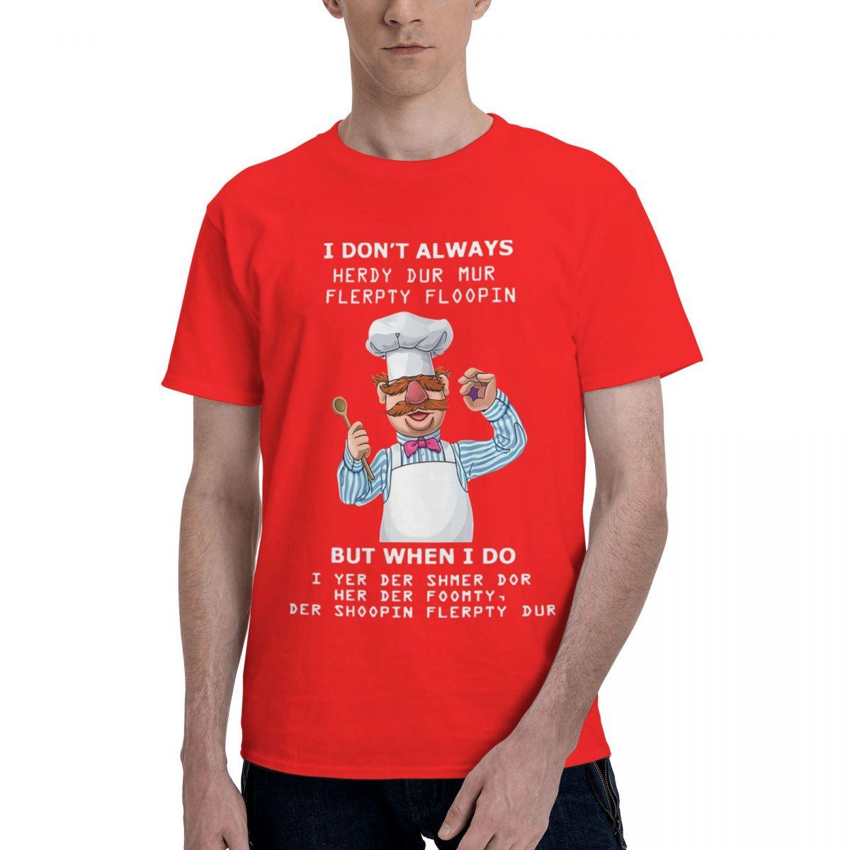 ChefTee Funny Swedish Chef Quote Gift 100 Cotton Casual Breathable Confortable Totoro Mens Designer Clothes T Shirt Men S