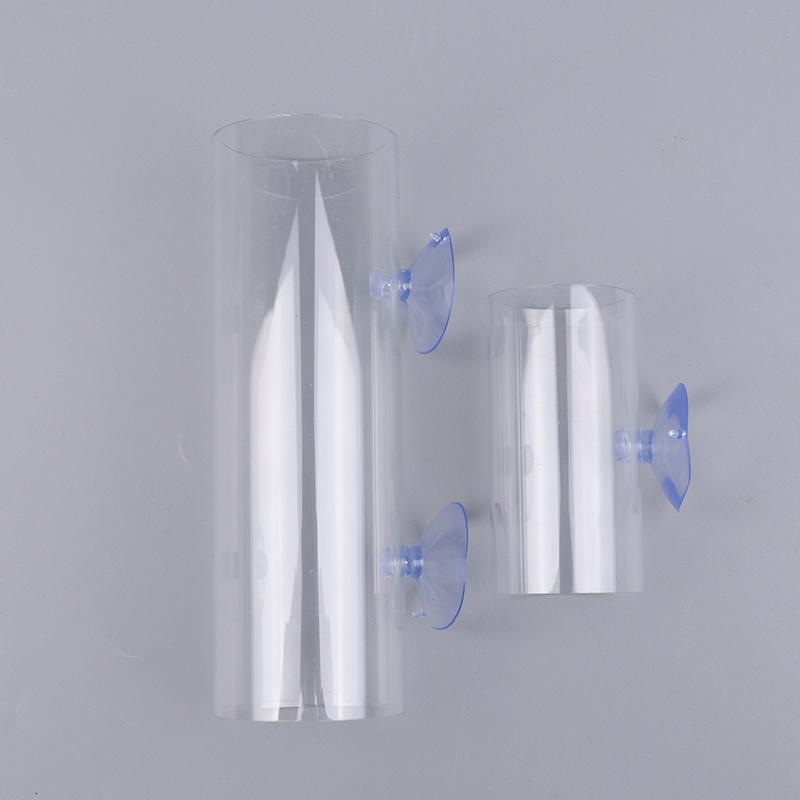 1Pcs Betta Fish Acrylic Tube Tunnel Hollow Design Fish Tank Decorations For Better Observation Fish Improves Betta'S Health