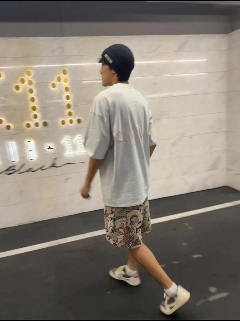 Summer Sports Print Breathable Casual Shorts