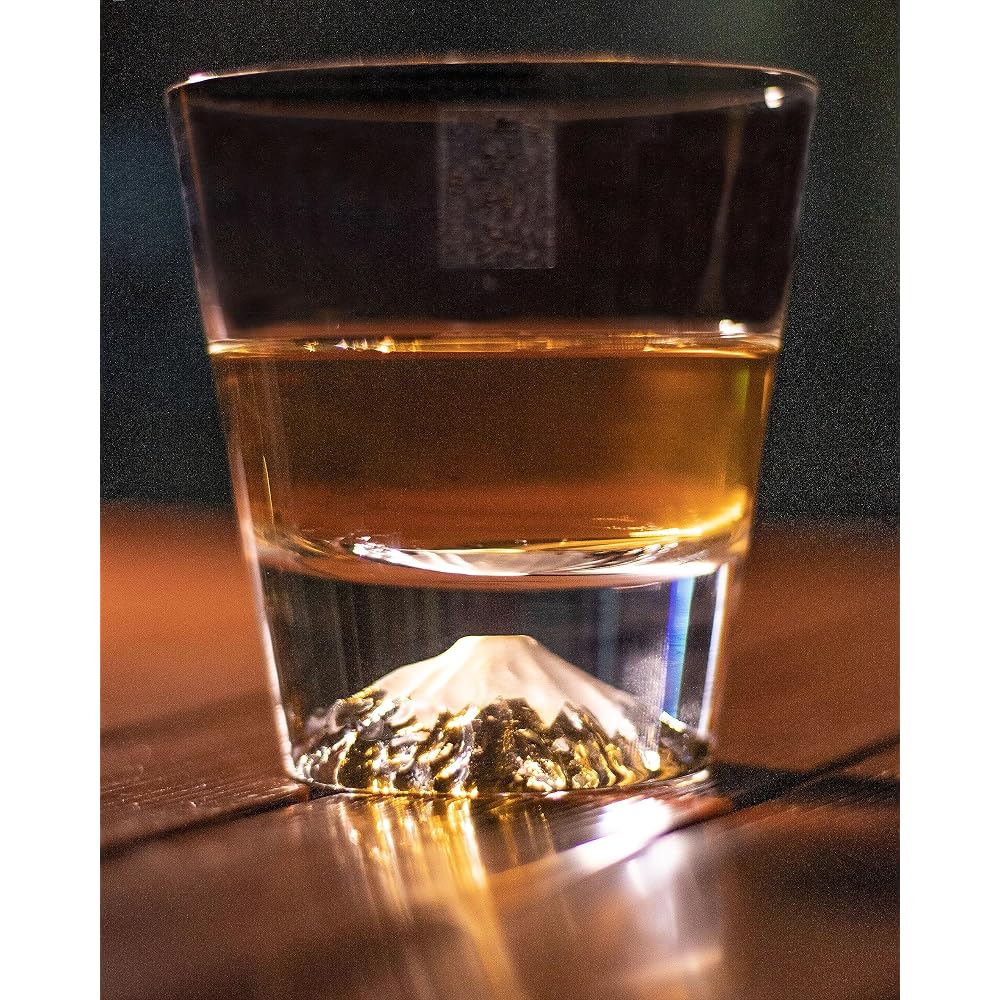 Japan Mount Fuji Glass Whiskey Glass Rock Glass Tajima Glass Mount Fuji Glass Cup Beer Glass Made