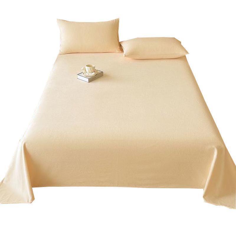 Luxurious Velvet Bed Sheet – Thick, Solid Color, for 1.5m/1.8m Beds, Ideal for Autumn/Winter
