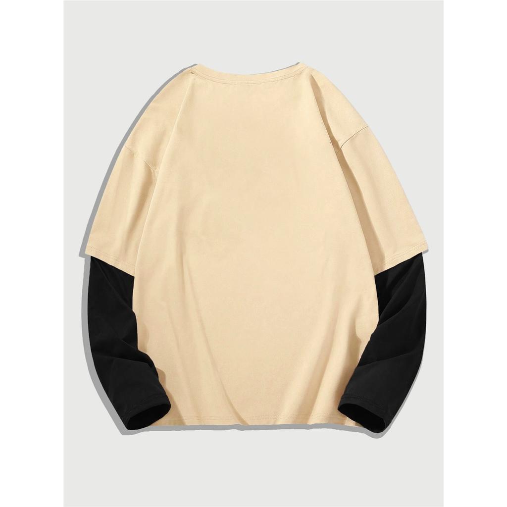 Y2K High Street Hip-Hop Dark Style Print Long-Sleeve T-Shirt, a Trendy Casual Style for Everyday Wear, Perfect for Street Fashion Enthusiasts