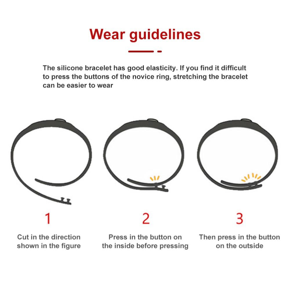 Breathable Antistatic Wrist Strap Silicone Electrostatic Removal Bracelet  Sports