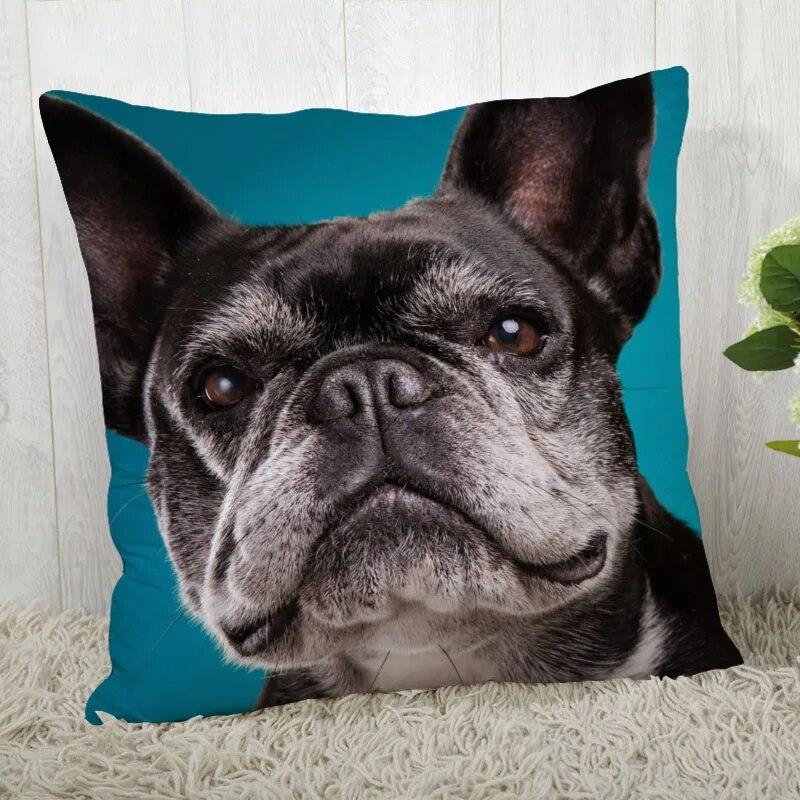 Pillowcase Bulldog  Modern Home Living Room Decoration