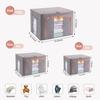 24L Stackable Clothes Storage Bins with Handles & Zipper, Collapsible Closet Organizer Box with Lid for Bedding Blankets Towel