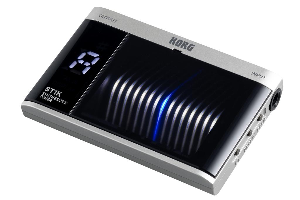 KORG ST1K Analog Synthesizer Tuner with Precision Tuning of and Large CMD LCD Display Ultra-High ±0.1 Cents, Built-in High-Sensitivity Microphone,