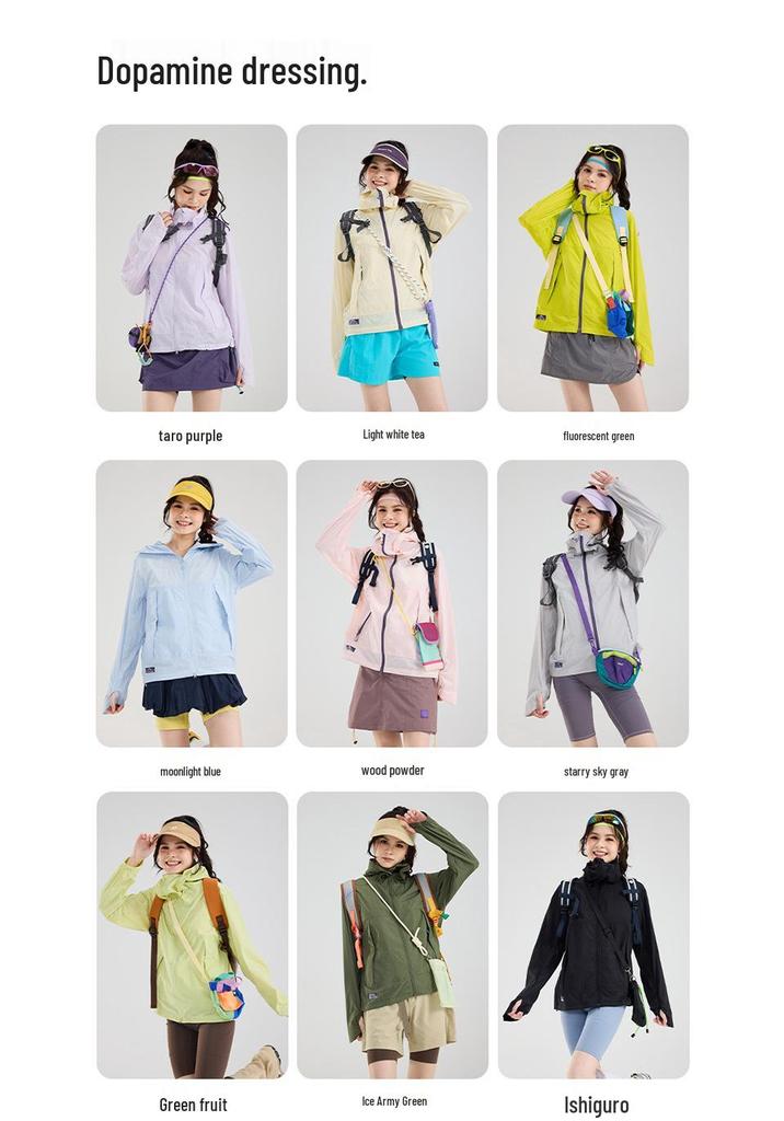 Lightweight Mountain-Style Sun Protection Jacket for Women and Men - Breathable Summer Cycling and Skin Protection Top